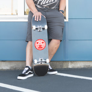 Rode Gezicht Modern 4Matt Sticker