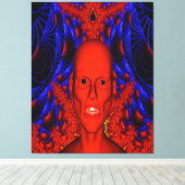 Rode Ghoul Canvas Afdruk (Insitu (Houten vloer))