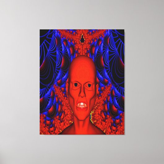 Rode Ghoul Canvas Afdruk (Voorkant)