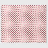 Rode Gingerman Moderne Kerstmis Cadeaupapier (Vlak)