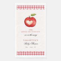 Rode Gingham Apple of Our Eye Baby Shower