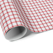 Rode Gingham Cadeaupapier (Rol Hoek)