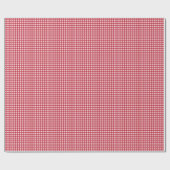 Rode Gingham Charme Cadeaupapier (Vlak)