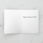 Rode Gingham Hart Feestdagen Kaart (Binnen)