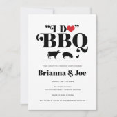 Rode Gingham I Do BBQ Oefendinersdiner Uitnodiging (Voorkant)