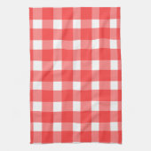 Rode Gingham Keukenhanddoek (Verticaal)
