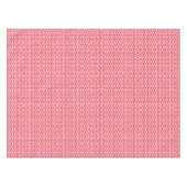 Rode Gingham met Pootafdrukken Picknick Tafelkleed (Voorkant (Horizontaal))
