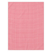 Rode Gingham met Pootafdrukken Picknick Tafelkleed (Voorkant)
