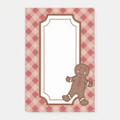 Rode Gingham Peperkoek Post It Notities Post-it® Notes (Voorkant)