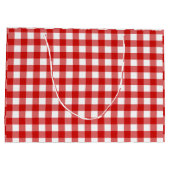 Rode Gingham Picknick Baby-Q Barbecue BBQ Groot Cadeauzakje (Achterkant)