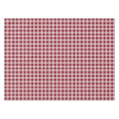 Rode Gingham Tafelkleed (Voorkant (Horizontaal))