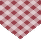 Rode Gingham Tafelkleed (Gekanteld)