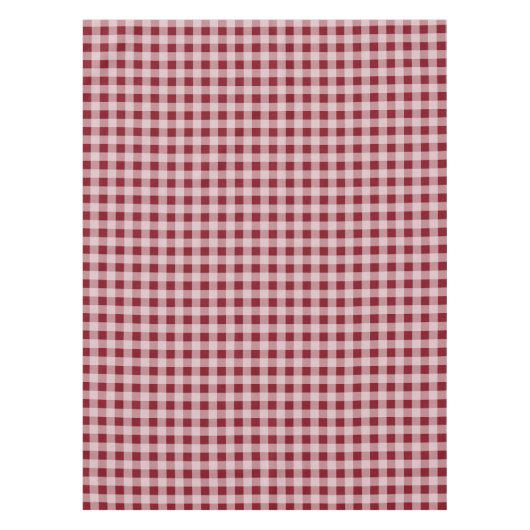Rode Gingham Tafelkleed (Voorkant)