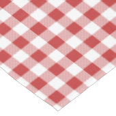 Rode Gingham tafelkleed – BBQ Cookout Picnic Birth (Gekanteld)