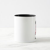 Rode Giraffe "Hoge angsten" Mok (Midden)