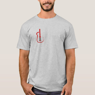 rode gitaar t-shirt