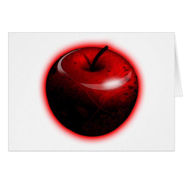 Rode gladde appel - verboden fruit (Voorkant Horizontaal)