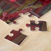 Rode Gladiolen Bloemen Legpuzzel (Zijkant)