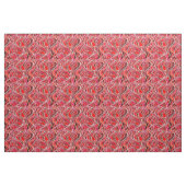 Rode Glas in lood Abstract Stof (Fat Quarter)