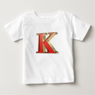Rode glazen letter K