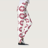 Rode glazen lippen #2 leggings (Rechts)