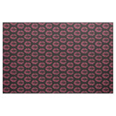 Rode glazen lippen #2 stof (Yard (91,4 cm))
