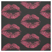 Rode glazen lippen #2 stof (Swatch)