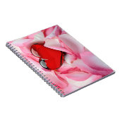 Rode glazen Roos Notitieboek (Rechterzijde)