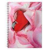 Rode glazen Roos Notitieboek (Voorkant)