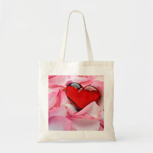 Rode glazen Roos Tote Bag