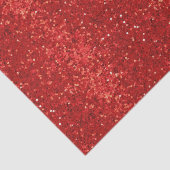 Rode glinsterende glitterpatroon tissuepapier (Detail)