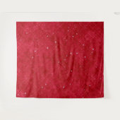 Rode glinsterende Valentijnsdag foto achtergrondta Wandkleed (Voorkant (horizontaal))