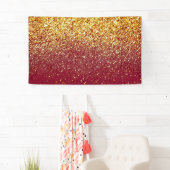 Rode glitter achtergrond verjaardag achtergrond go spandoek (Insitu)