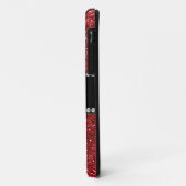 Rode glitter bruiloft gunsten Case-Mate iPhone case (Achterkant/links)
