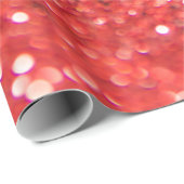 Rode glitter cadeaupapier (Rol Hoek)