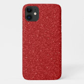 Rode glitter Case-Mate iPhone case (Achterkant)