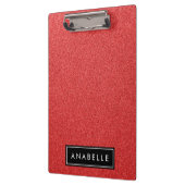 Rode Glitter, Glitter Achtergrond, Jouw naam Klembord (Links)