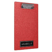 Rode Glitter, Glitter Achtergrond, Jouw naam Klembord (Rechts)