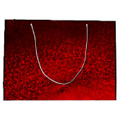 rode glitter groot cadeauzakje (Achterkant)