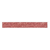 Rode Glitter Kerstmis Grosgrain Lint (Voorkant)