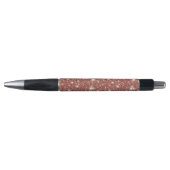 Rode Glitter Kerstmis Pen (Voorkant)