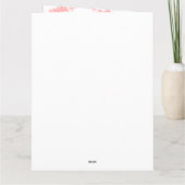 Rode glitter kinder prettige feestdagen familiefot kaart (Achterkant)