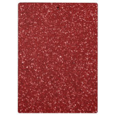 Rode glitter klembord (Achterkant)
