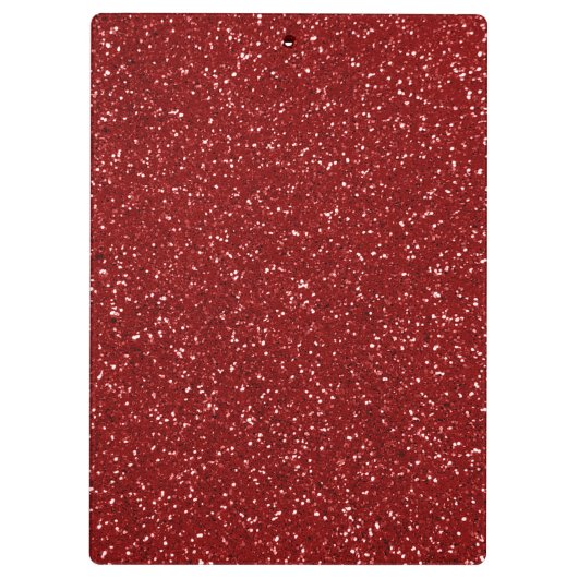 Rode glitter klembord (Achterkant)