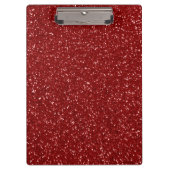 Rode glitter klembord (Voorkant)