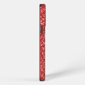 Rode Glitter Look iPhone Hoesje (Rechterkant)