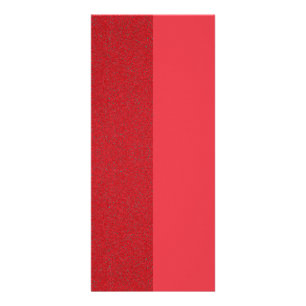 Rode Glitter & Matte 4″×9″ Verticale Rack Kaarten Reclamekaart