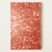 Rode glitter nieuwjaar planner (Achterkant)