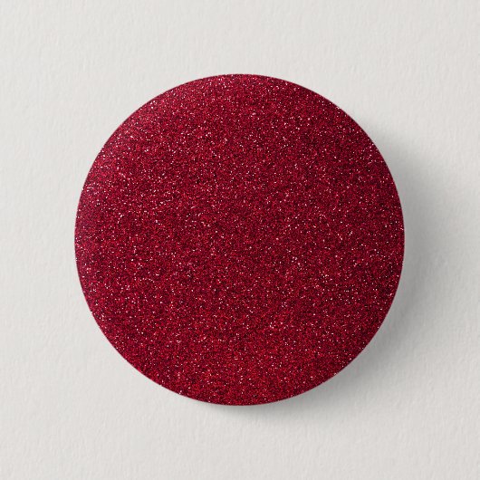Rode glitter ronde button 5,7 cm (Voorkant)