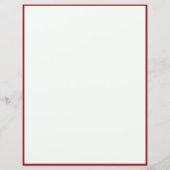 Rode Glitter Sparkle Glam gepersonaliseerd (Achterkant)